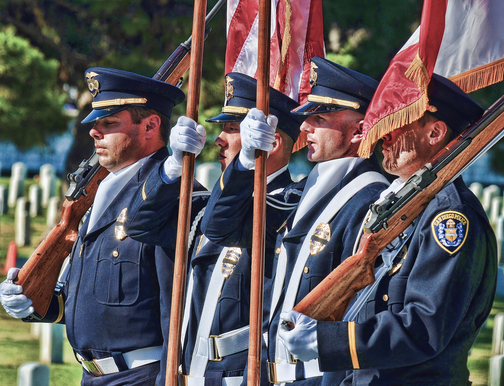 Police Memorial Service-San Diego police Dept 2015